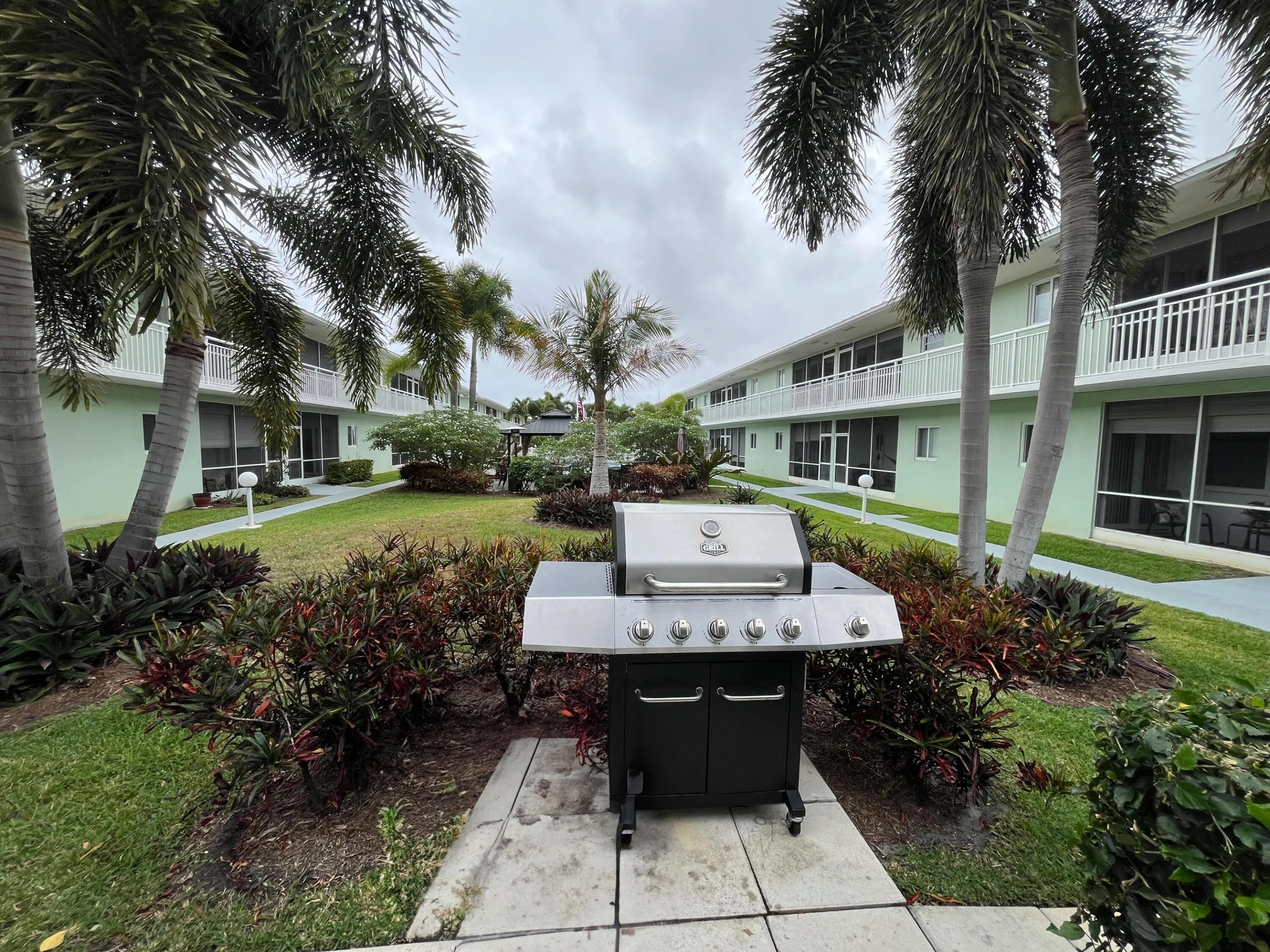Grill for residents' use
