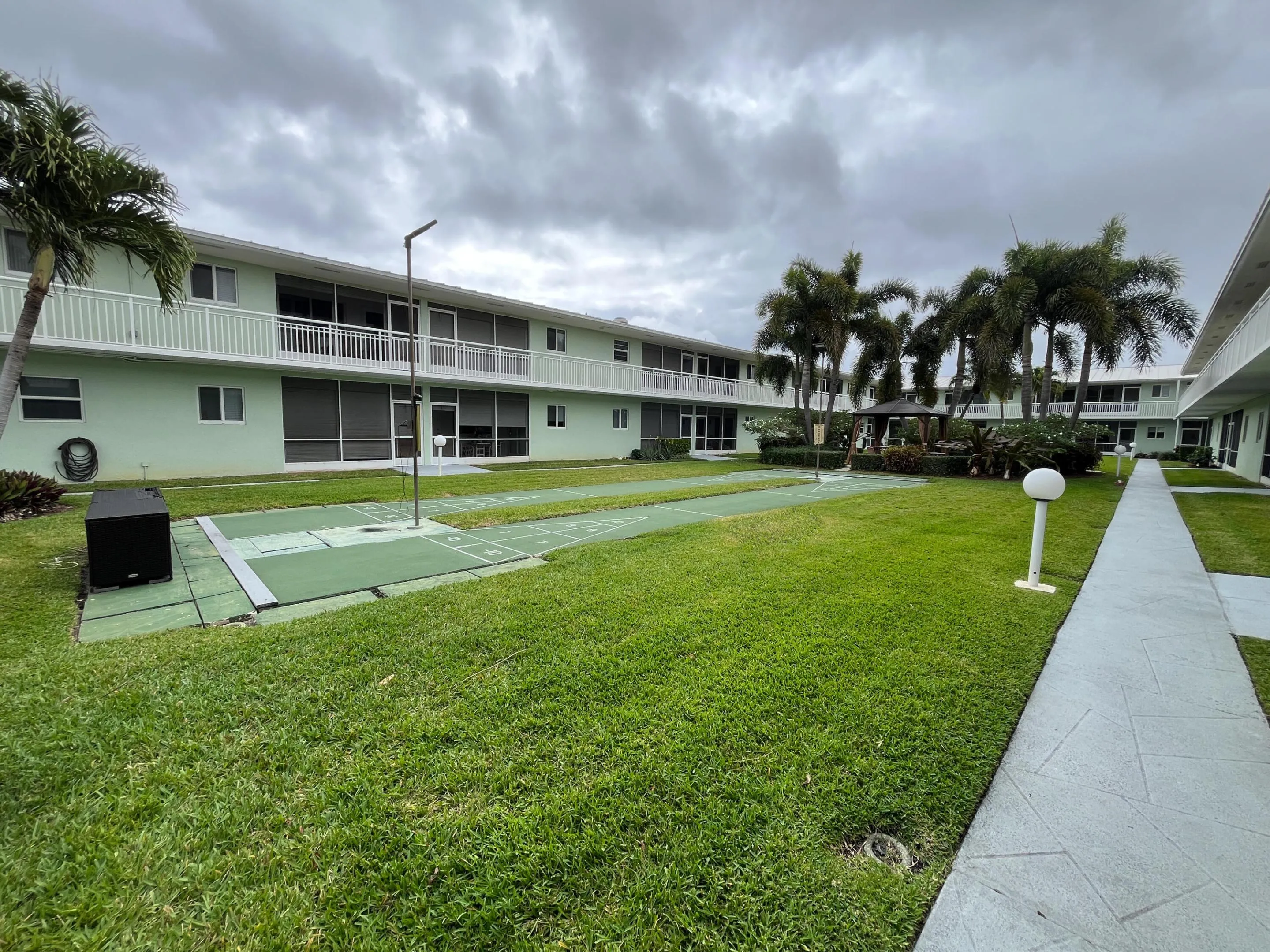 Shuffleboard courts