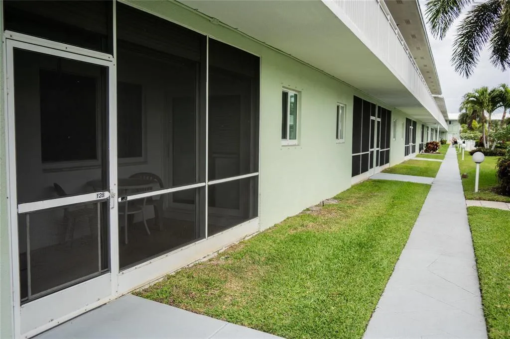 Front entrance through your private enclosed patio