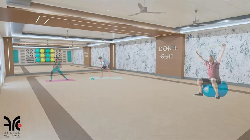 Yoga Studio Rendering