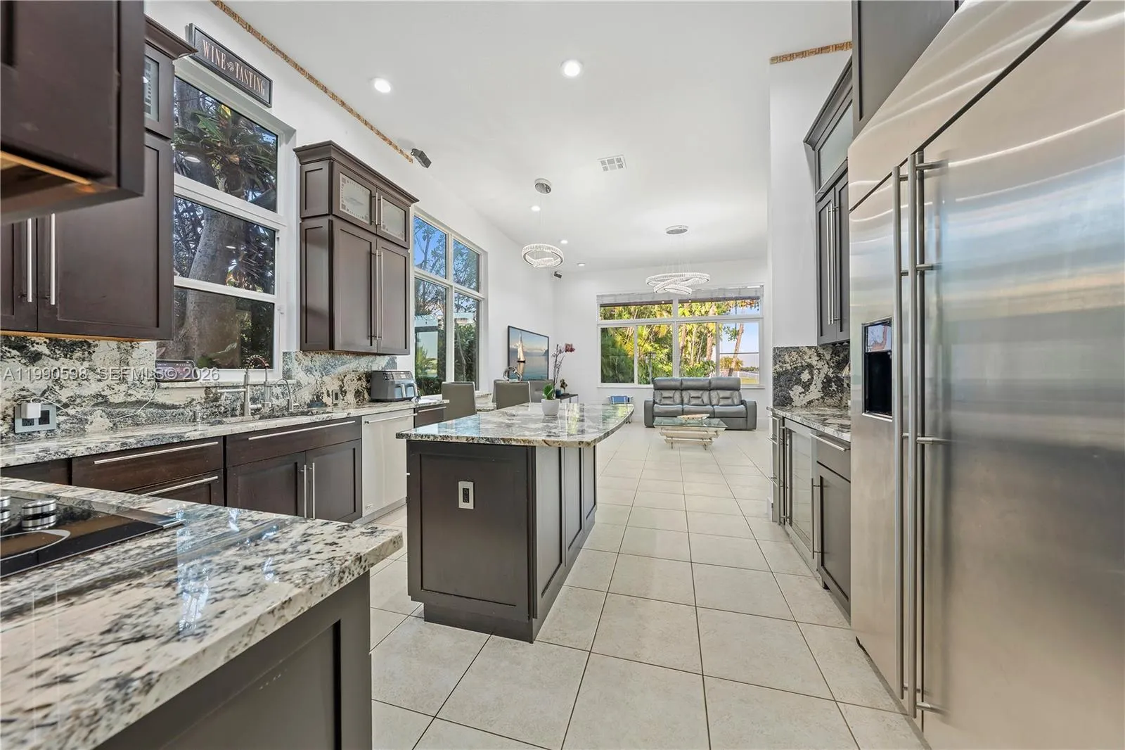 Luxury Chef's Kitchen With Waterfront Views