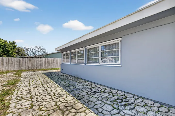 Rear of house