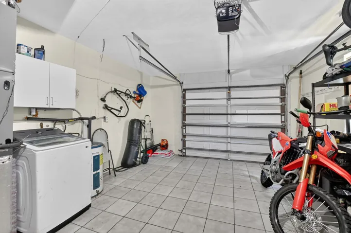 Spacious 1 1/2 Car Garage