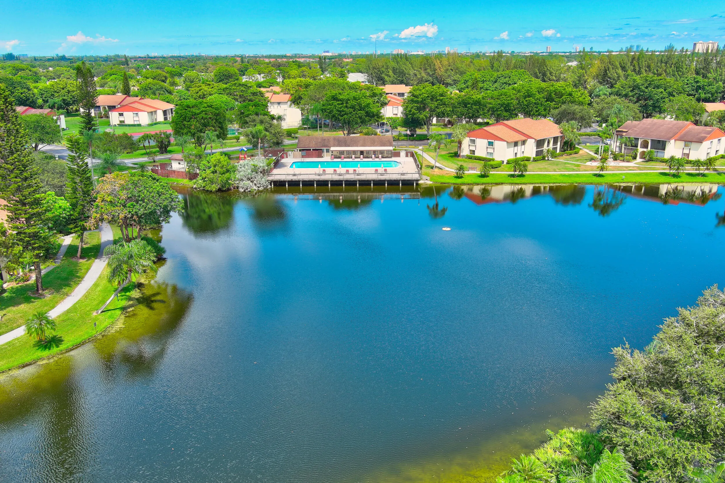 PINE RIDGE_AERIAL LAKE AND POOL