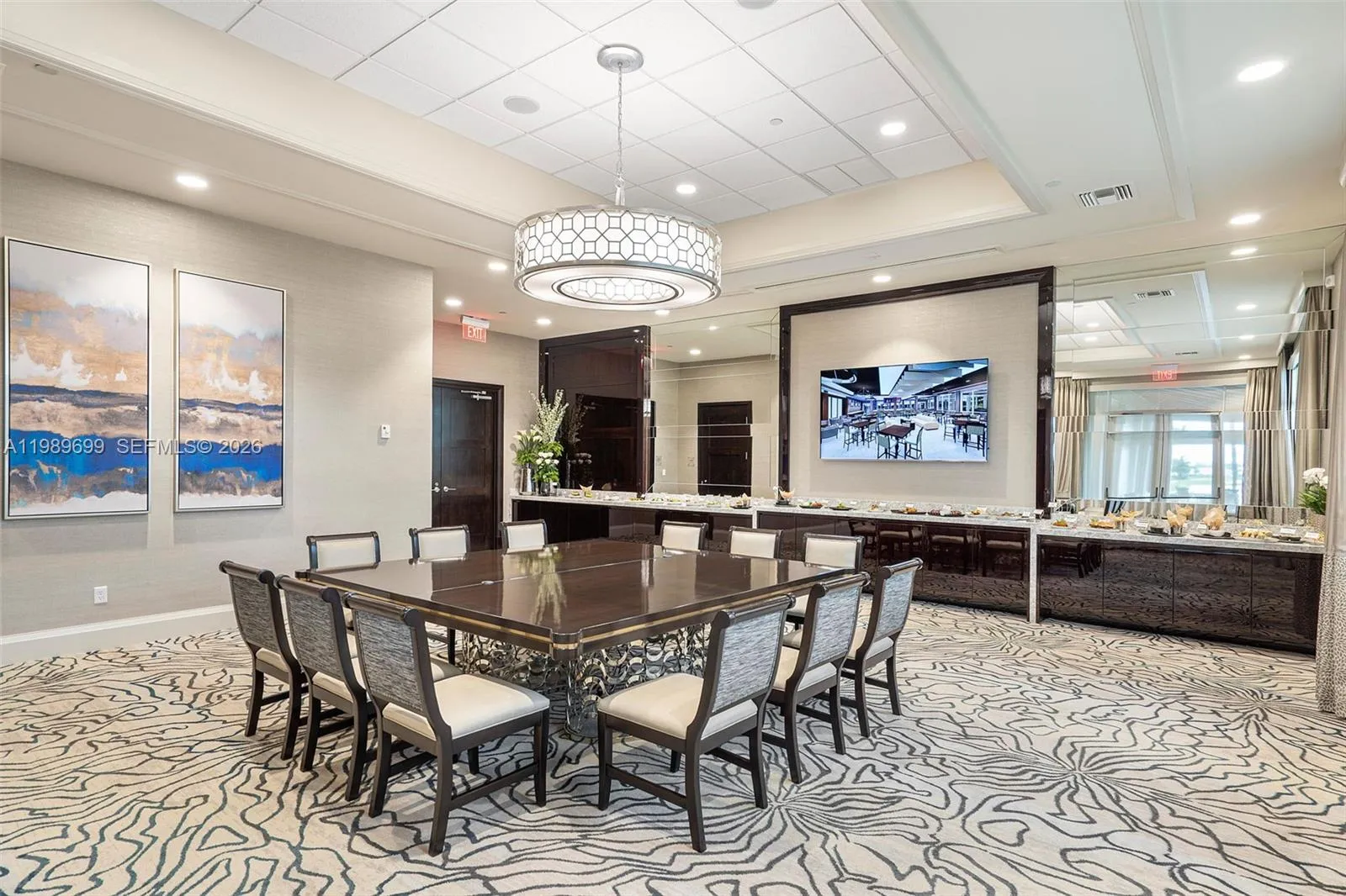 Social dining hall.