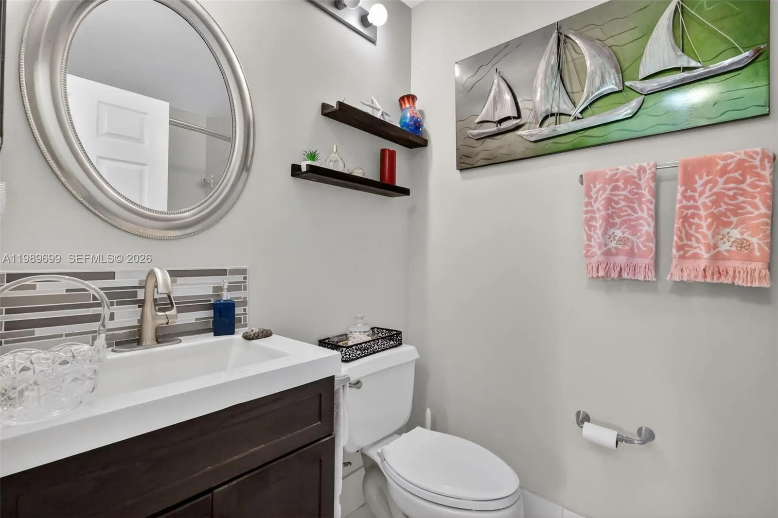 Bathroom with tub