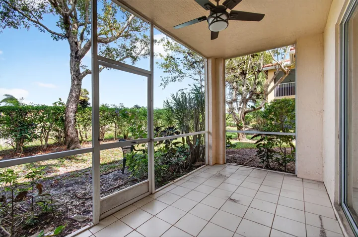 Screened patio