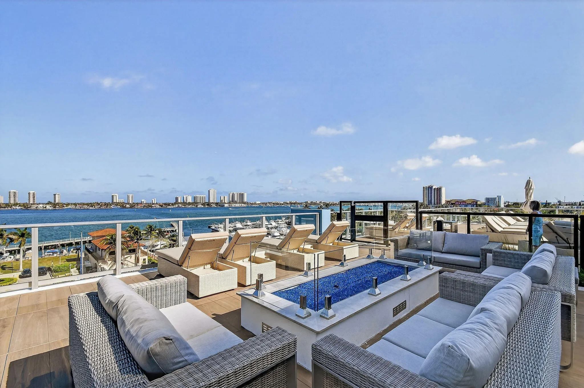 Overlooking the Intracoastal and Marina