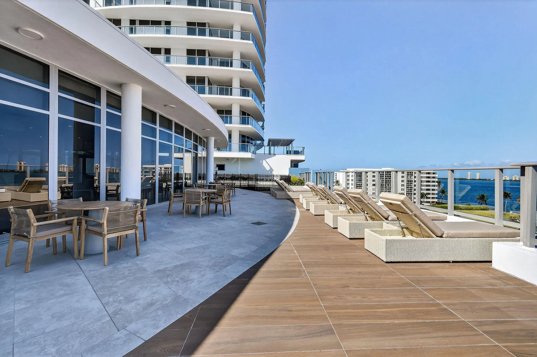 Lounge by the clubhouse