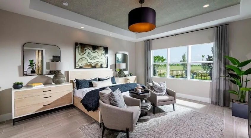 Private primary bedroom suite