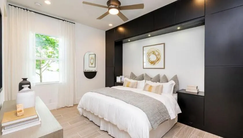 Comfortable guest bedroom