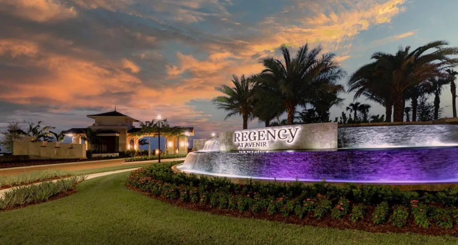 Gated community entrance