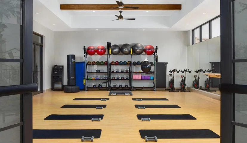 Yoga and meditation space