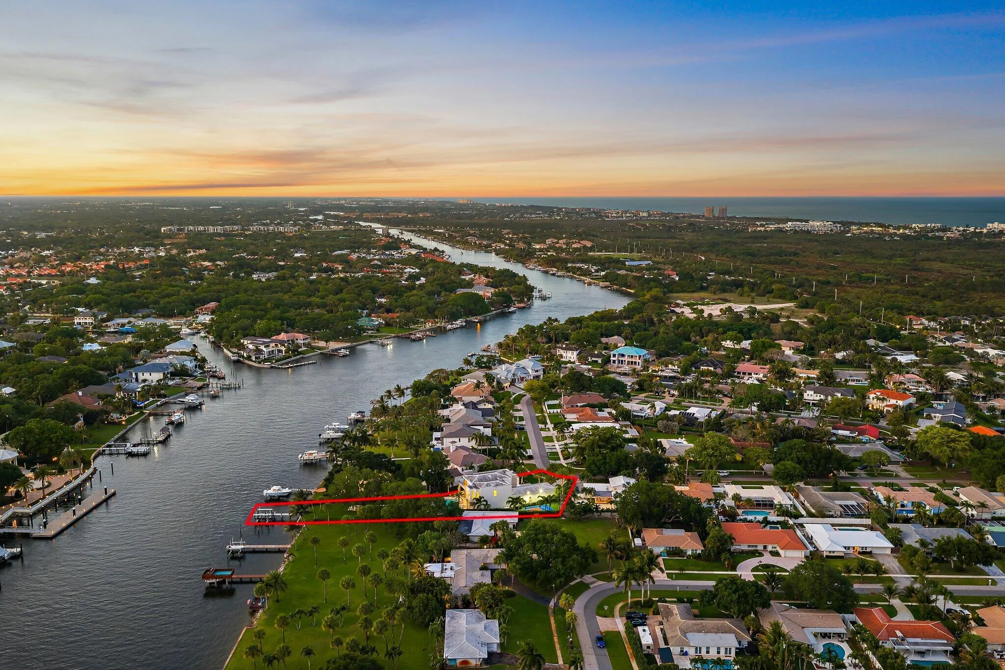 Aerial Facing South