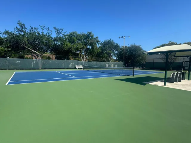 Park with Bocce, Tennis and children's play area located a short walk from home.