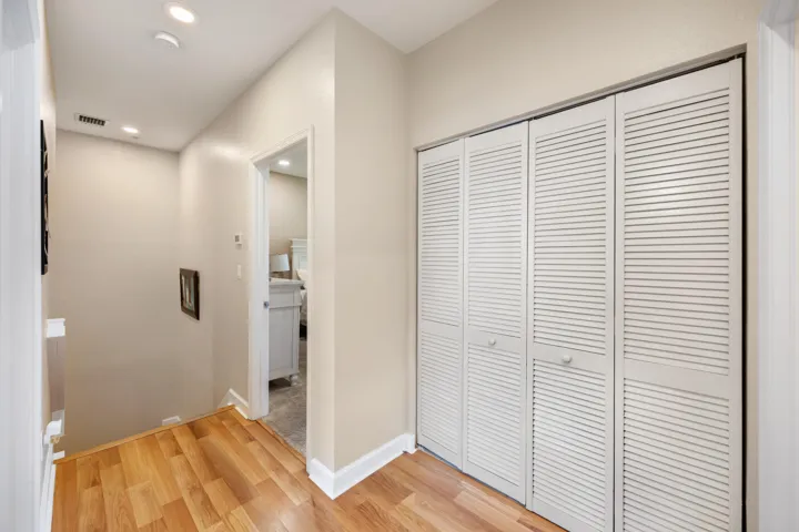 3rd floor Hall view of Laundry area doors