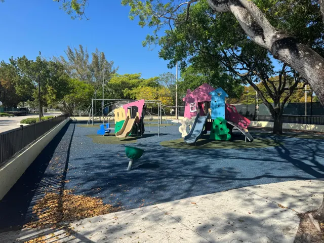 Park with Bocce, Tennis and children's play area located a short walk from home.
