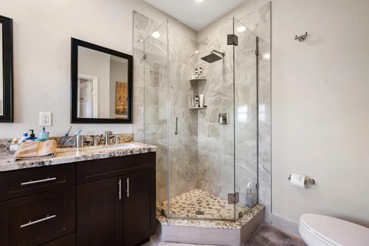 Master bath Corner Shower