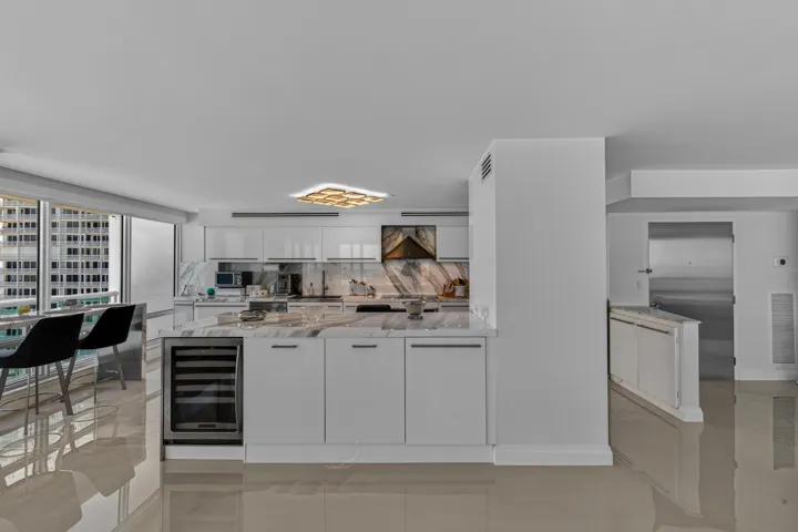 Amazing kitchen with SubZero refrigerator, Wolf Oven, Uline Wine Cooler and more!!