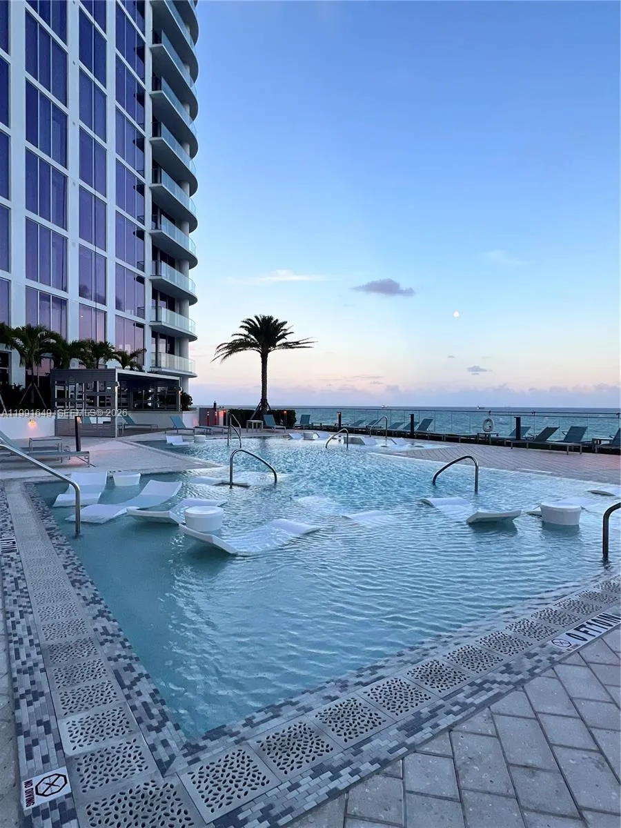 Pool by beach