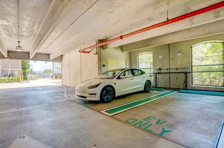 EV Charging Stations in garage
