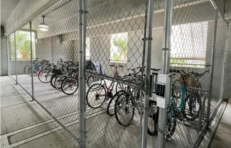 Bike storage in garage