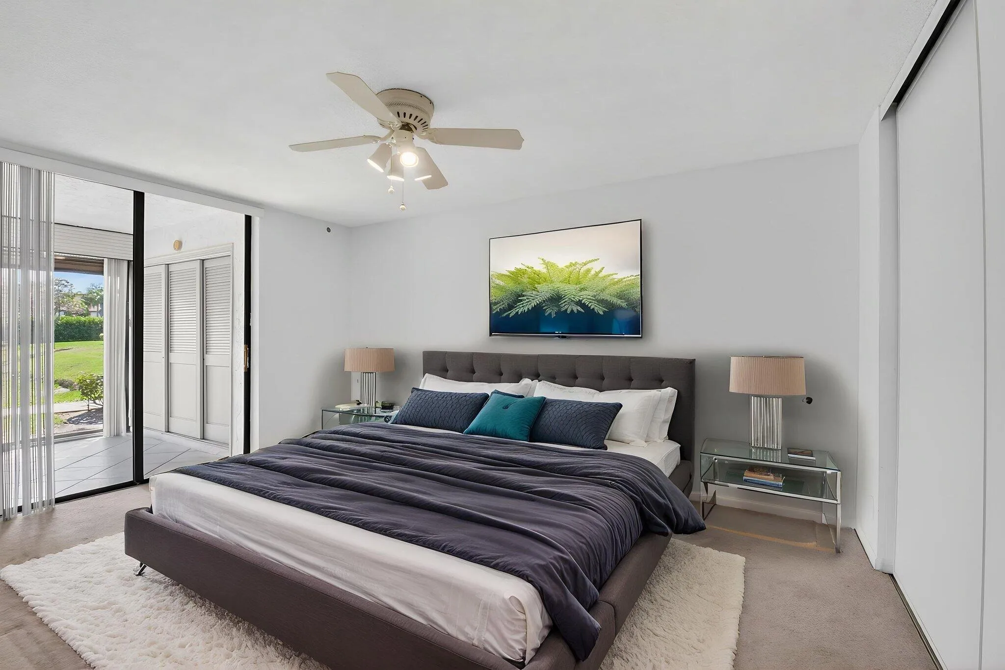 Virtually Staged Primary Bedroom