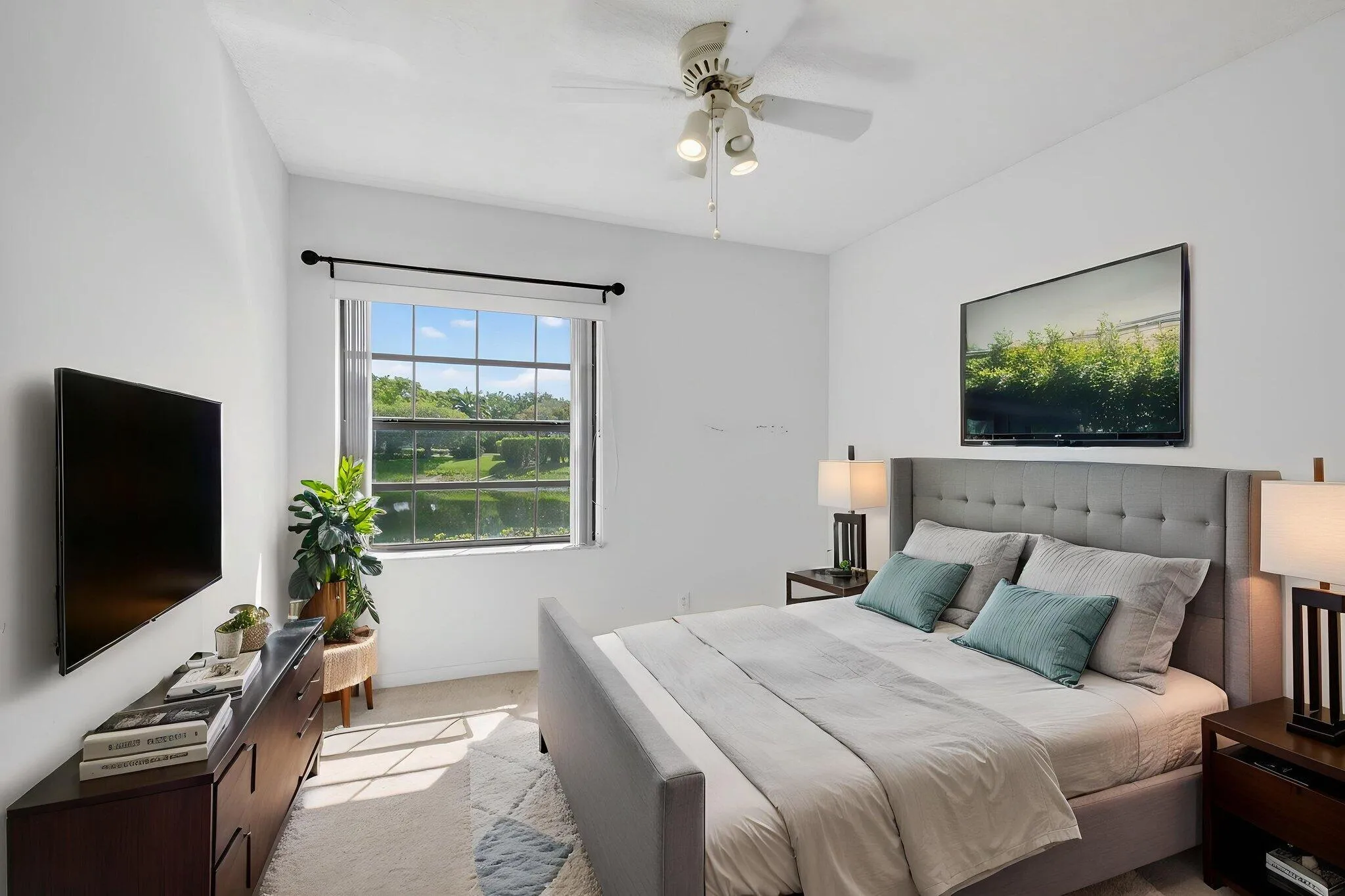 Virtually Staged Third Bedroom