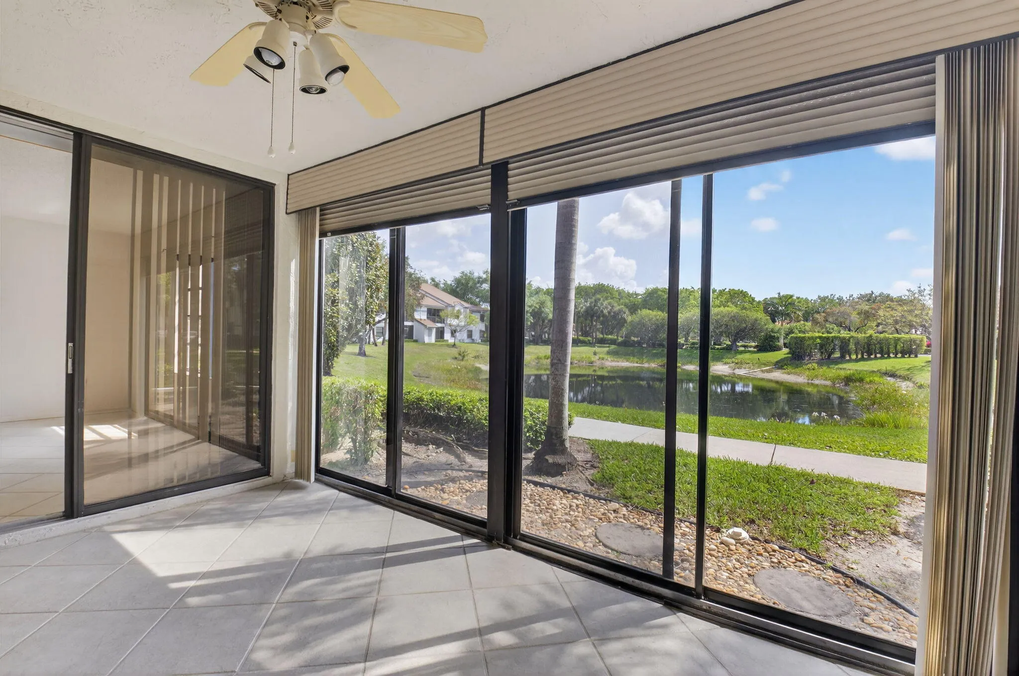 Glass-Enclosed Patio
