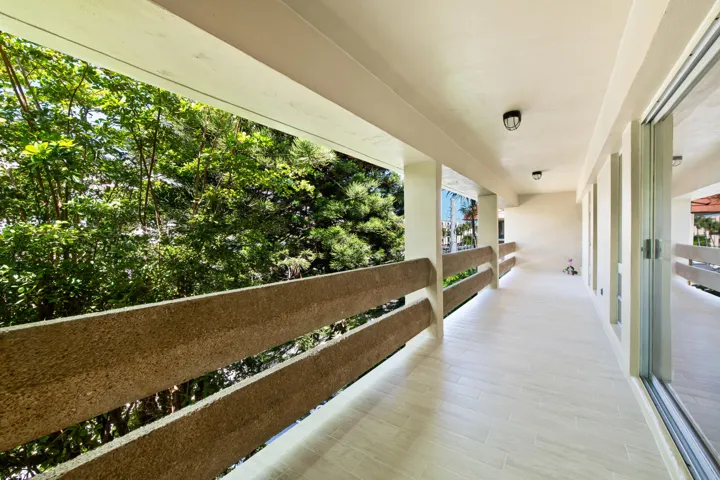 Private balcony