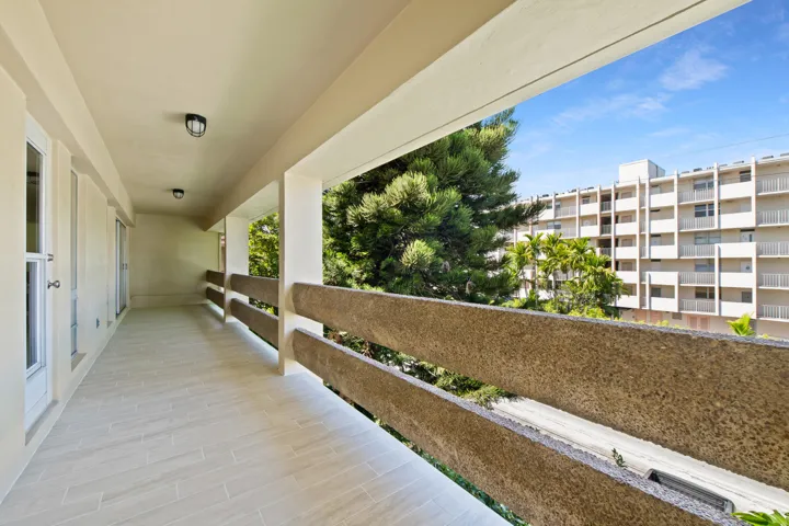Private balcony