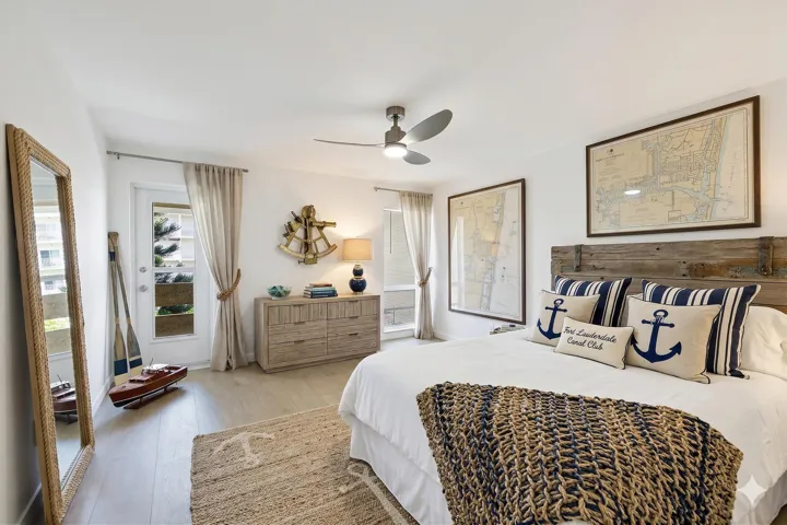 Primary bedroom (staged)