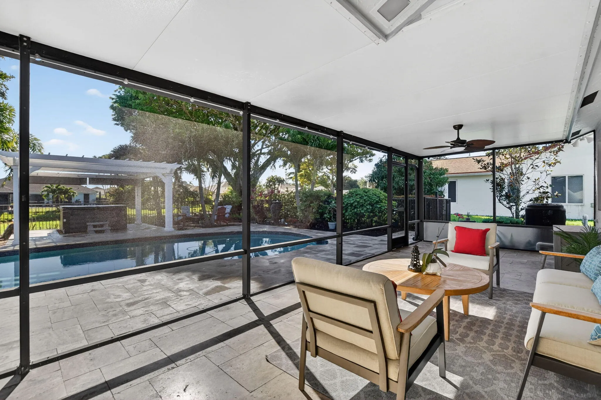 Patio sitting area