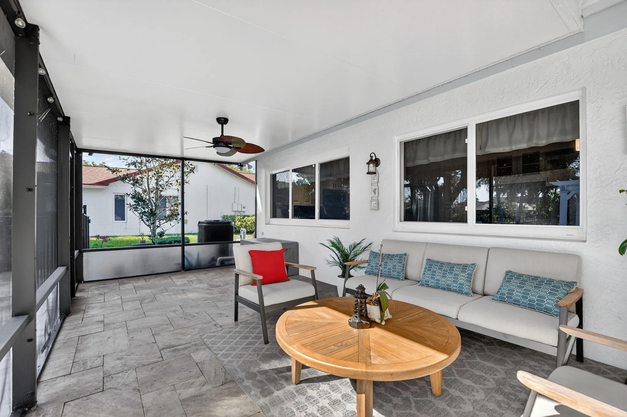 Patio sitting area