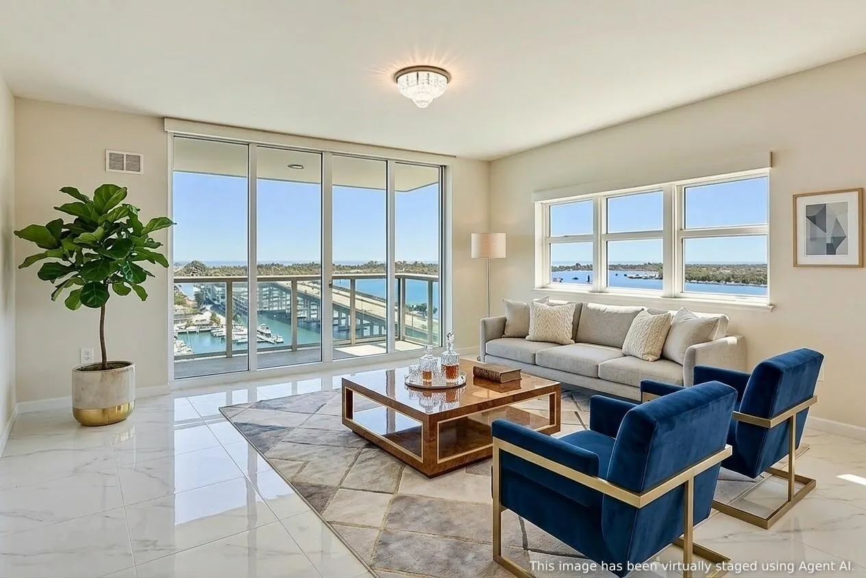 VIRTUALLY STAGED LIVING AREA