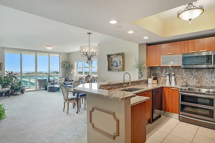 WATER VIEWS FROM KITCHEN