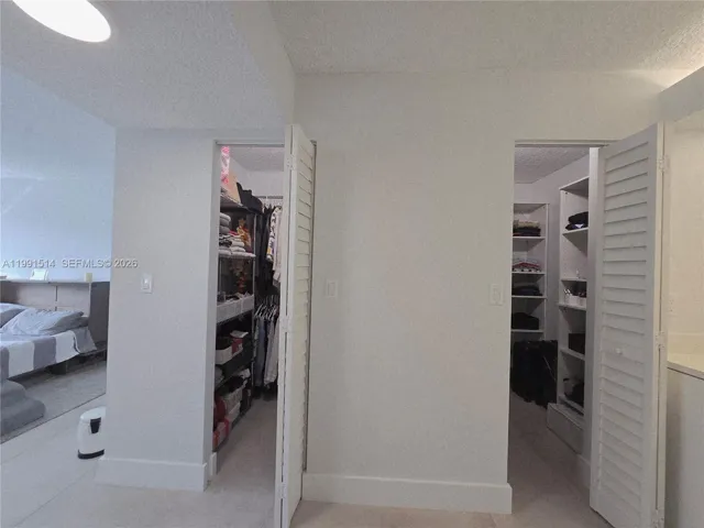 TWO WALKING CLOSETS