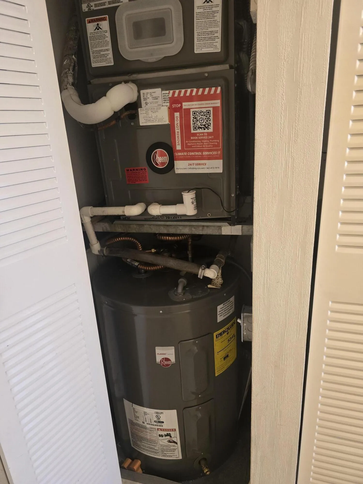 A/C & WTR HTR NEWER