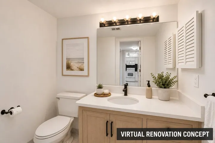 Virtual Renovation Concept Half Bath