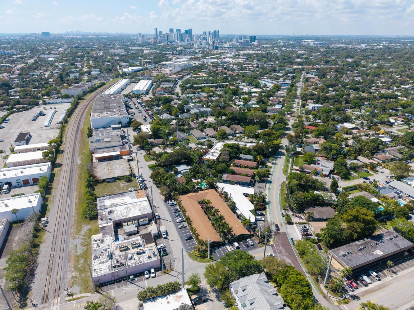 Aerial Neighborhood View