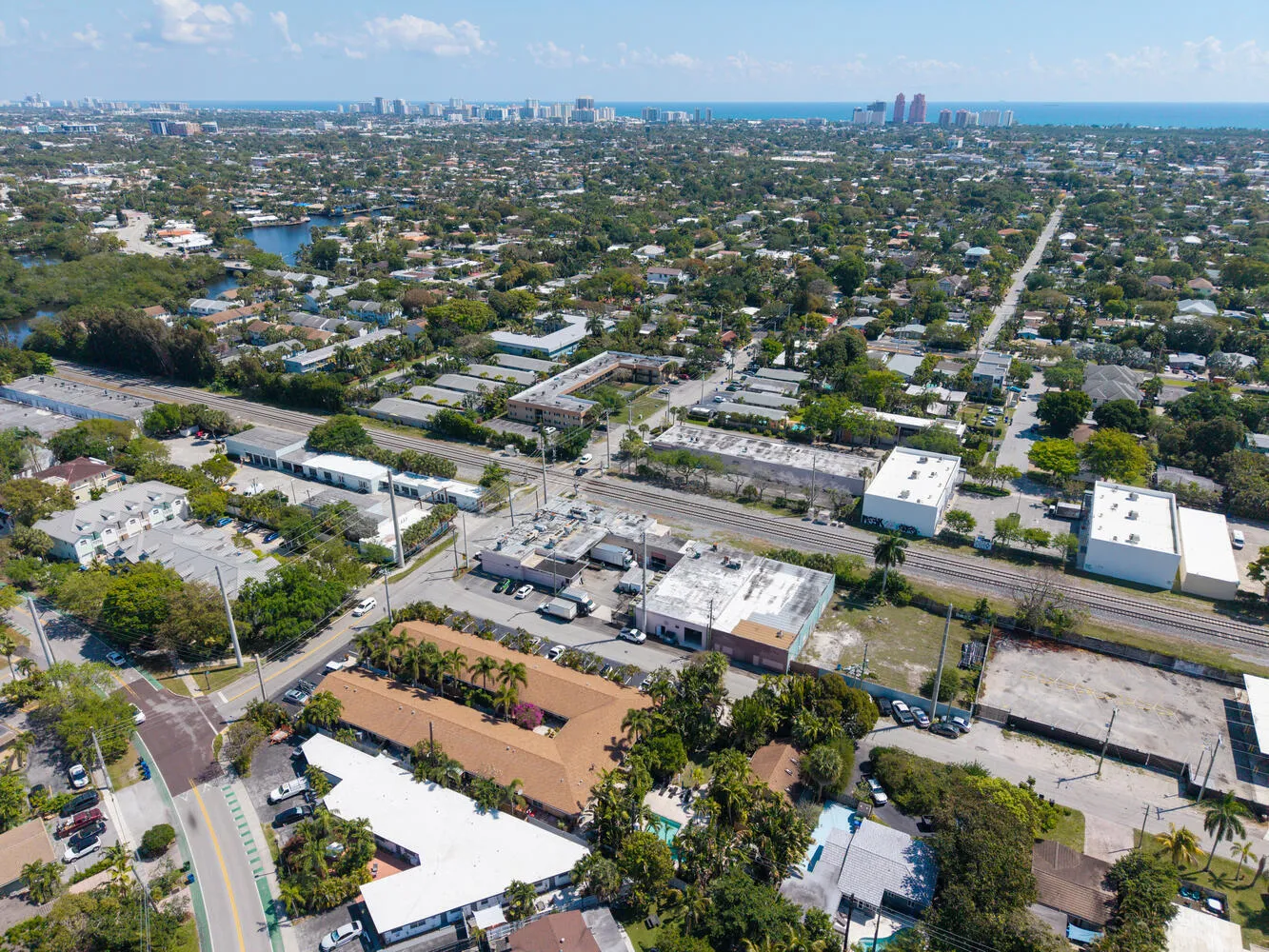 Aerial Neighborhood View