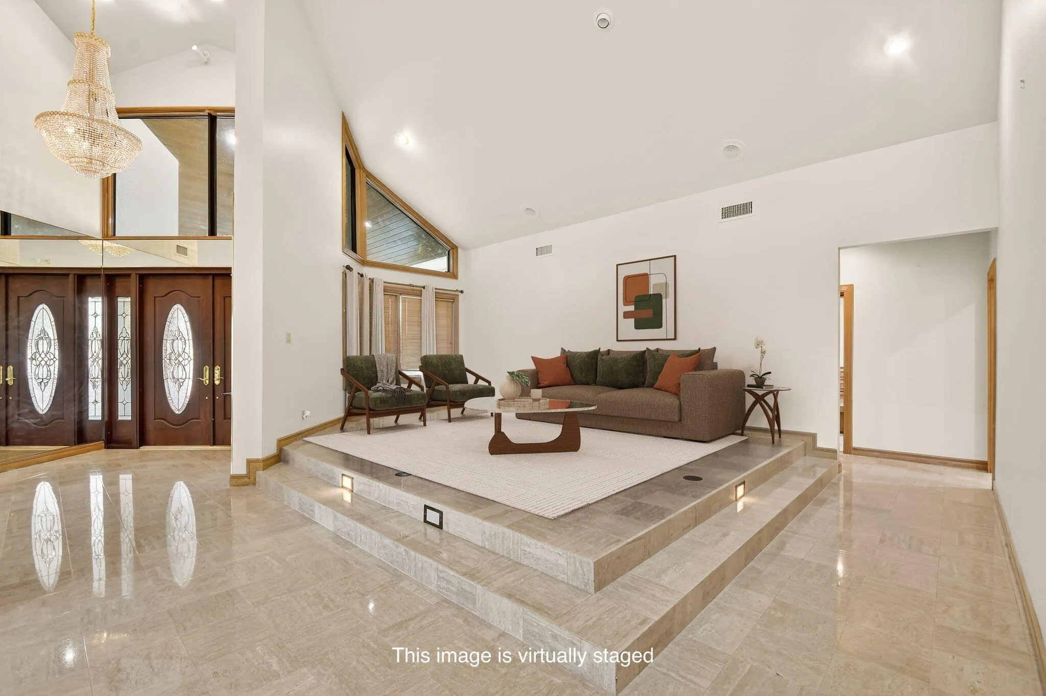 reception staged