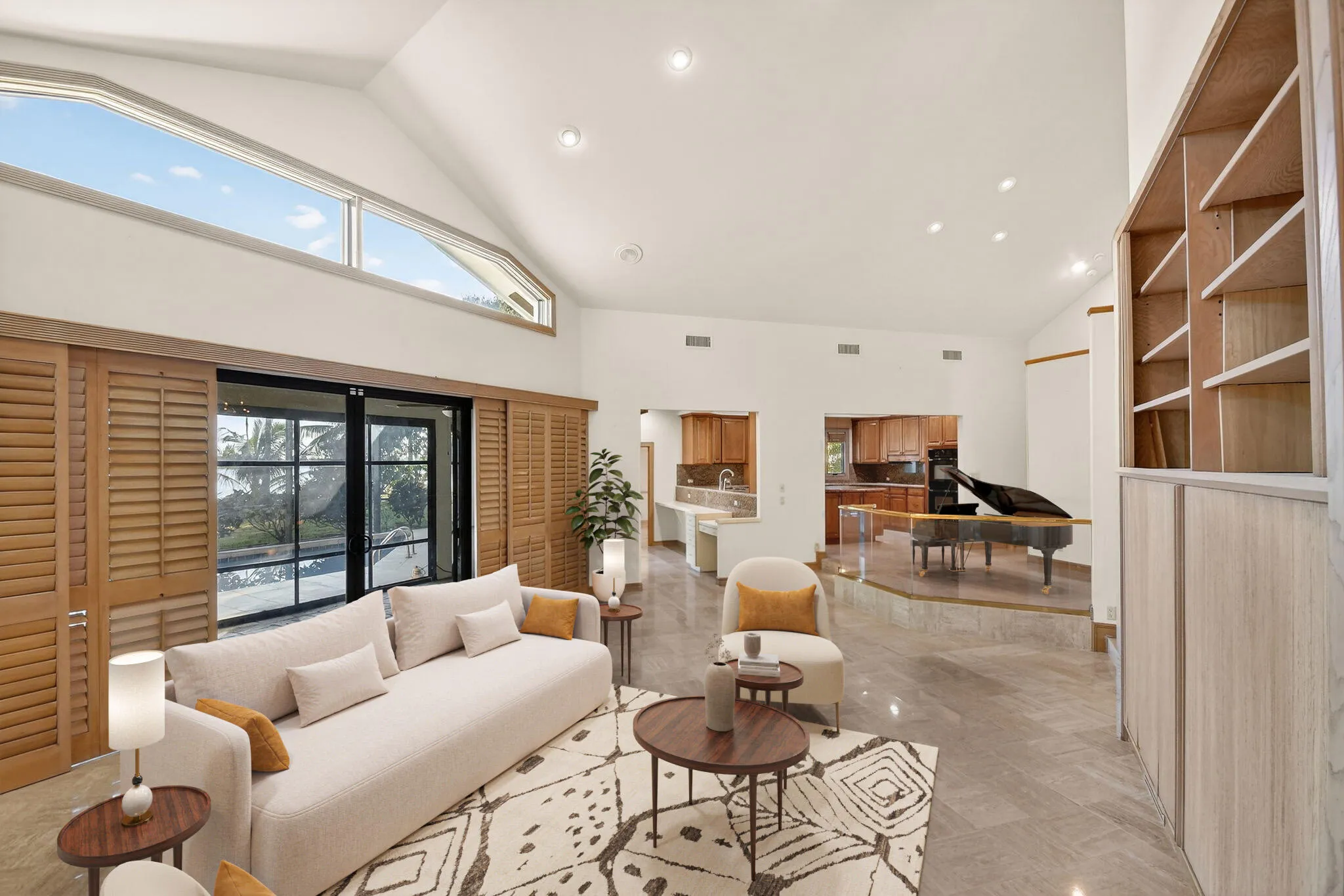 great room side staged