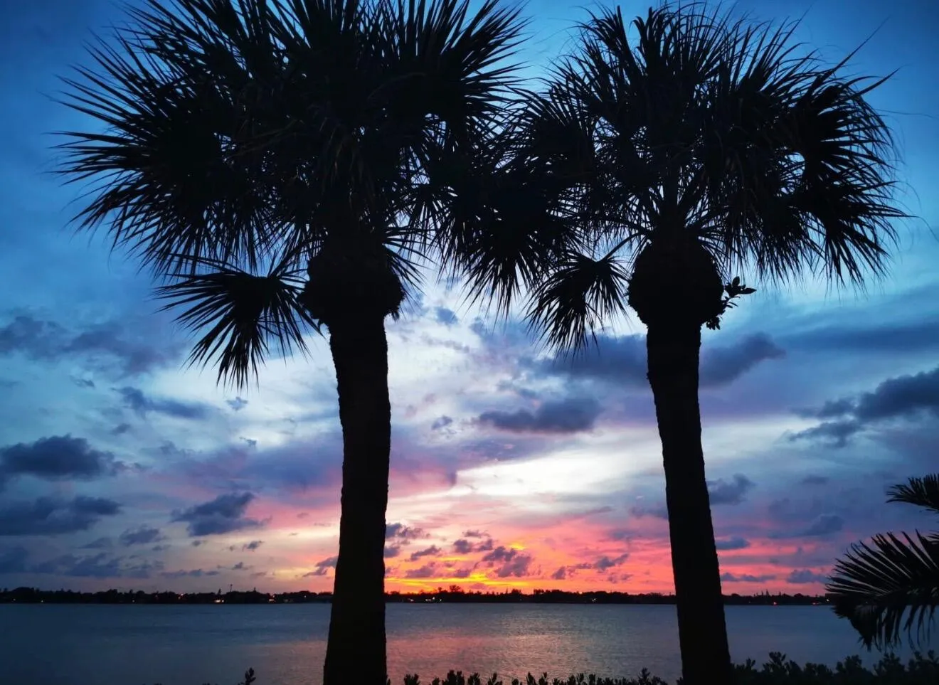 Stunning sunsets from the balcony