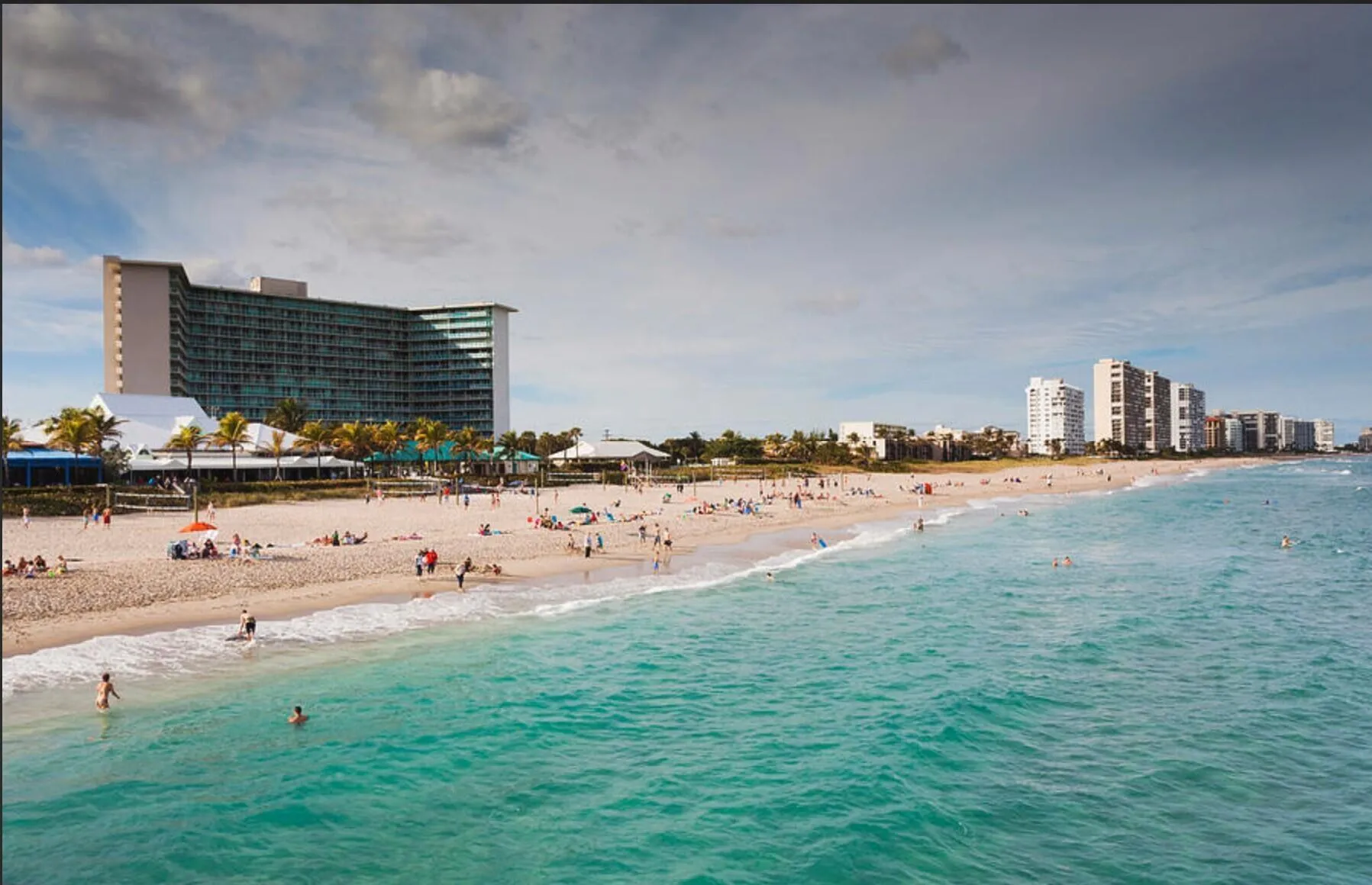 Deerfield Beach is about 15 min. Walk or 5 min. Drive when the bridge is down