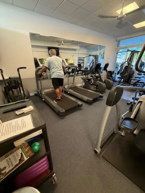 Plenty of Gym equipment to keep you in shape!
