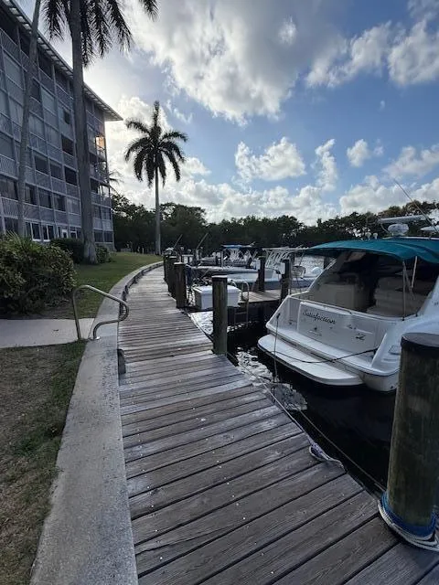 Boardwalk leads to a walking path in the community preserve