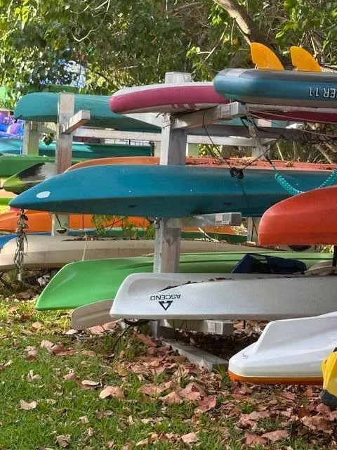 Kayak storage in the community