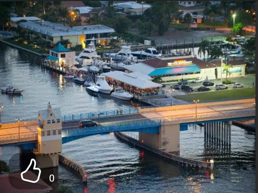 Hillsboro Draw Bridge (you will be on the main land side of the bridge)