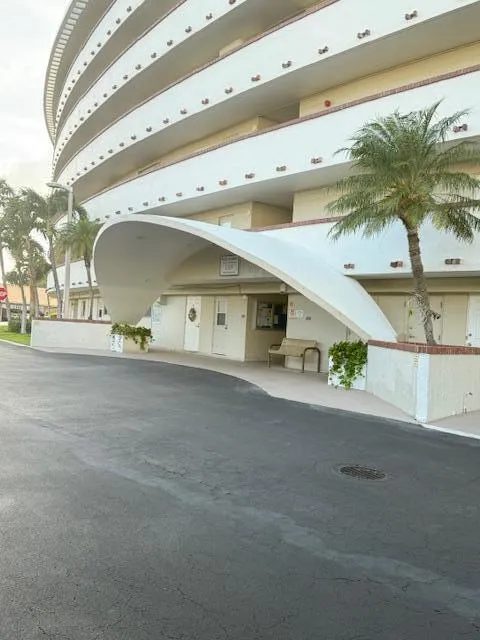 Looking at the Main Entrance to the building
